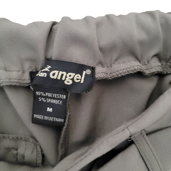 Taupe High Waist Pants With Belt M - Picture 3 of 4